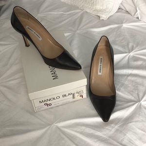 Manolo Blahnik brown heels